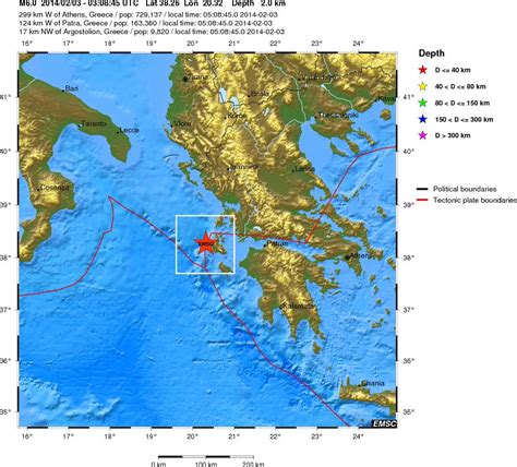 erdbeben griechenland karte
